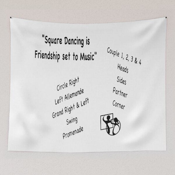 Item preview, Friendship Set To Music BLK designed and sold by Square Dancing Gifts & Merchandise.