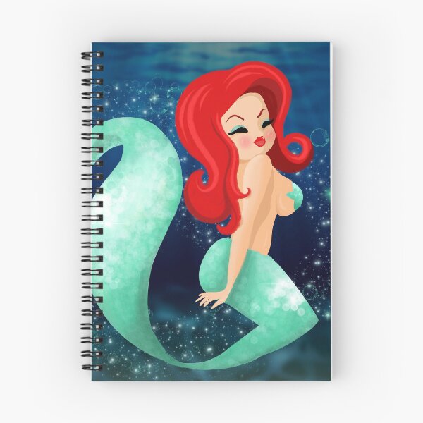 Item preview, Red Haired Firecracker Mermaid  designed and sold by BunnyThePainter.