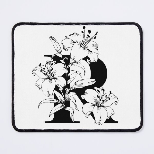 Item preview, letterR lily flower designed and sold by marasart11.