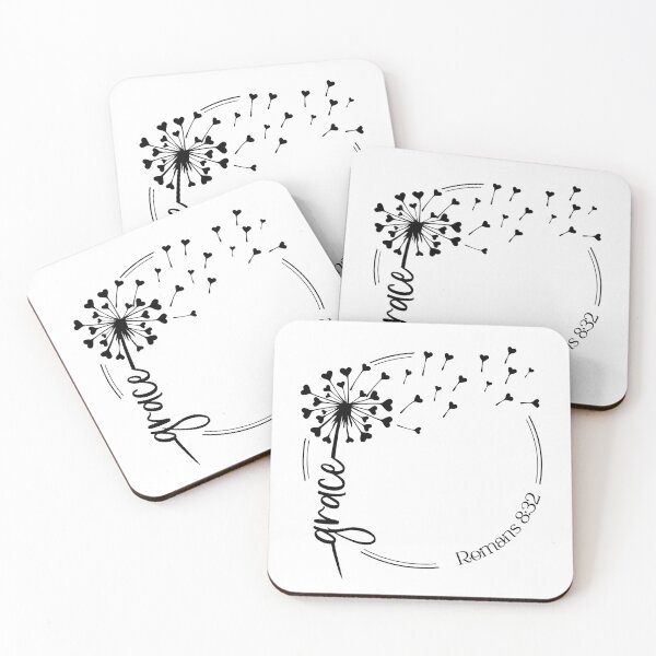 Item preview, Christian Dandelion Design - Grace - Romans 8:32 designed and sold by simplydesignart.