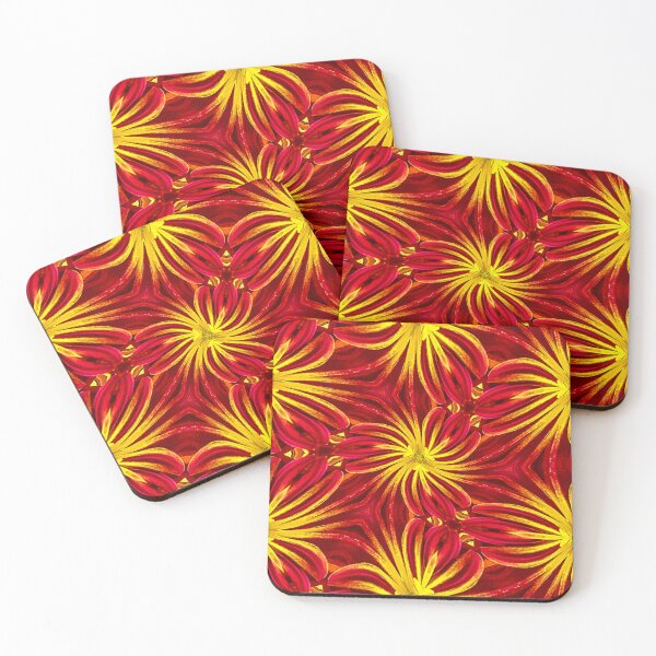Item preview, Reddish Flower Pattern designed and sold by Patternflower.