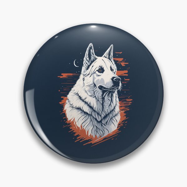 Item preview, White Swiss Shepherd designed and sold by RockBeeDesigns.
