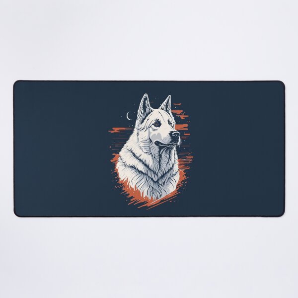 Item preview, White Swiss Shepherd designed and sold by RockBeeDesigns.