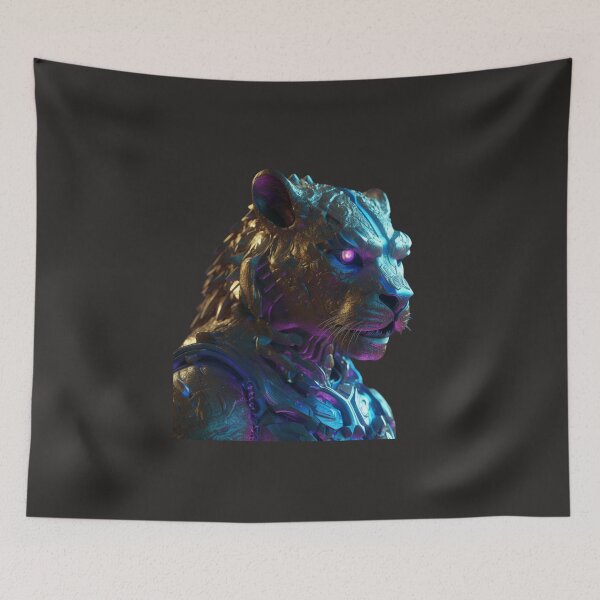 Item preview, Cyber Tiger Robot designed and sold by ArtisShops.