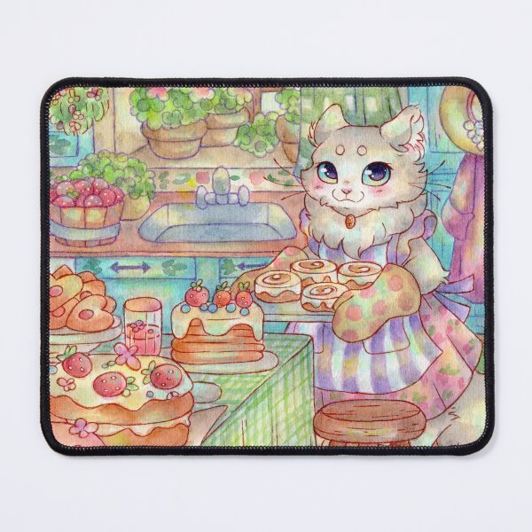 Item preview, Meowlina cooking strawberry cakes in her country kitchen designed and sold by Monniponi.