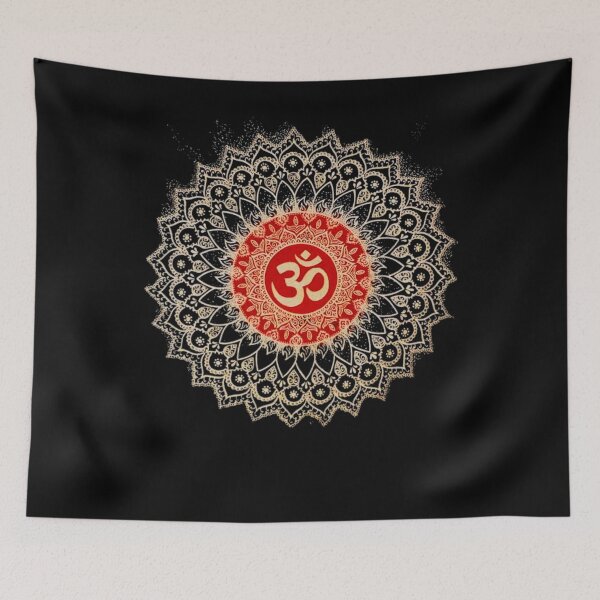 Item preview, Om (Ohm)- Meditation Mandala  designed and sold by DivineMythos.