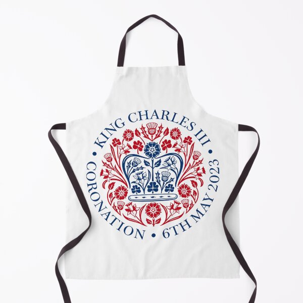 Item preview, King Charles III The Coronation Emblem 2023 Red-Blue designed and sold by ArtCounts.