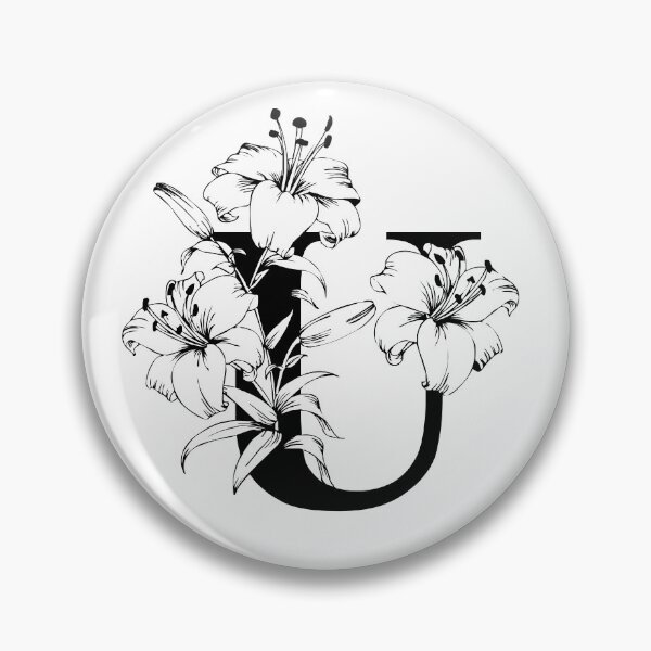 Item preview, letterU lily flower designed and sold by marasart11.