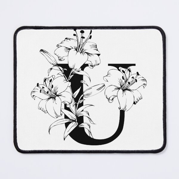 Item preview, letterU lily flower designed and sold by marasart11.
