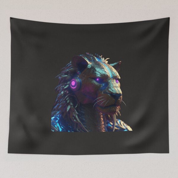 Item preview, Cyber Tiger Robot designed and sold by ArtisShops.