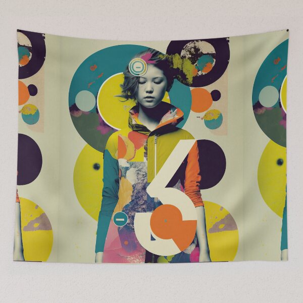 Item preview, Woman Fashion Abstract Collage designed and sold by aiko-art.