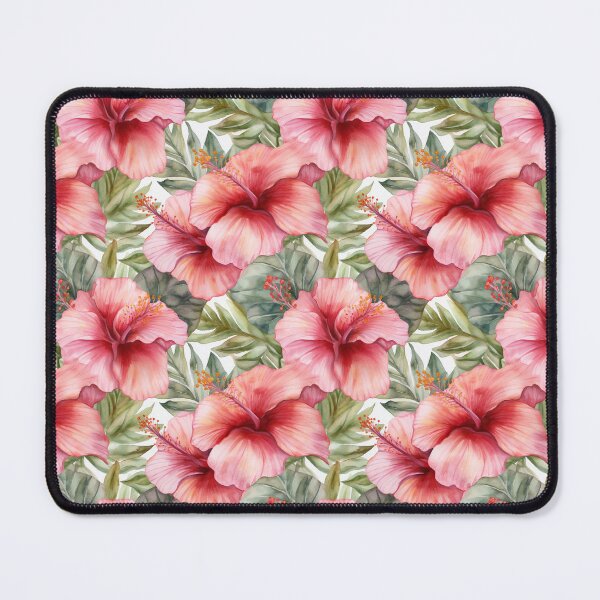 Item preview, Hibiscus Tropical Watercolor Pattern Hand-drawn Handmade Kaleidoscope designed and sold by harmoneer.