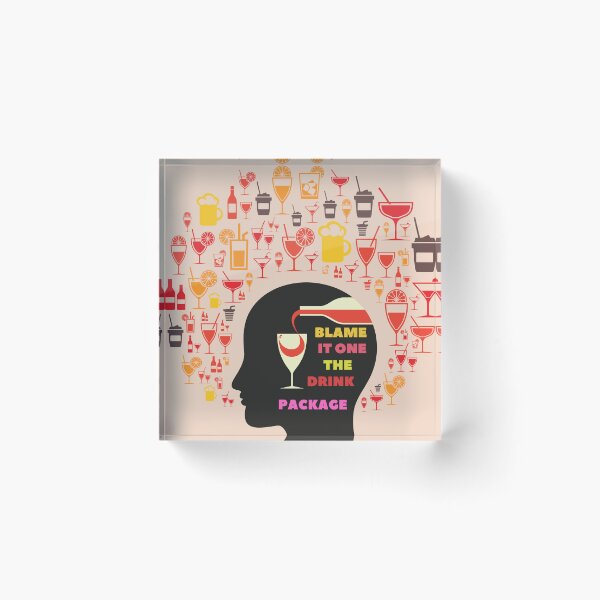 Item preview, Blame It On The Drink Package designed and sold by memonto.