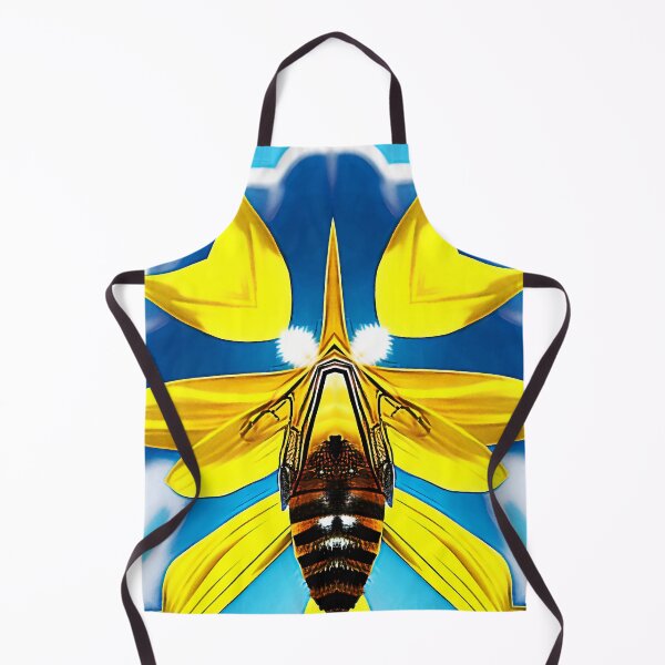 Item preview, *Funny Abstract Bee On A Sunflower Summer Blue Sky Painting* designed and sold by Ralek.
