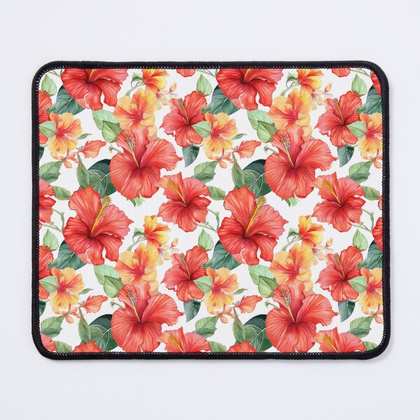 Item preview, Hibiscus Tropical Watercolor Pattern Hand-drawn Handmade Kaleidoscope designed and sold by harmoneer.