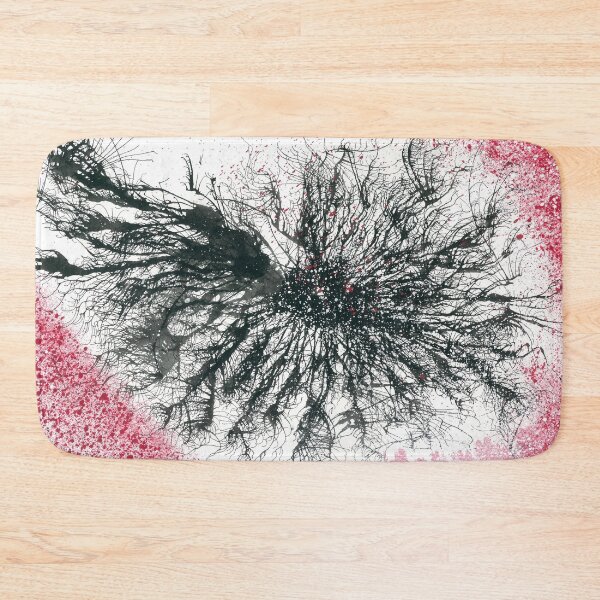 Item preview, Black Hole Cosmology #674 Bold Unique New Age 5D Original Hand-painted OOAK Abstract Painting In Red Black And White Inspired By Brain Cells Neurons Neuroscience Biology Free Energy Universe Space Art designed and sold by Rainbow Artist Orlando L.