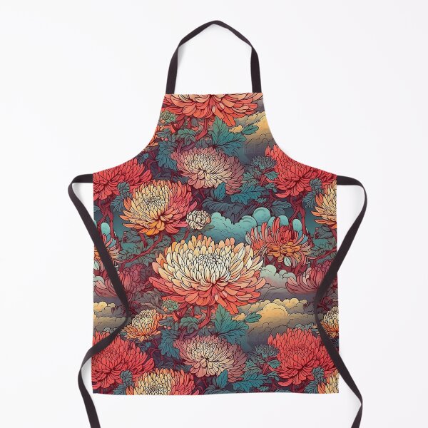 Item preview, Chrysanthemums - pattern endless designed and sold by PoppinArtFox.