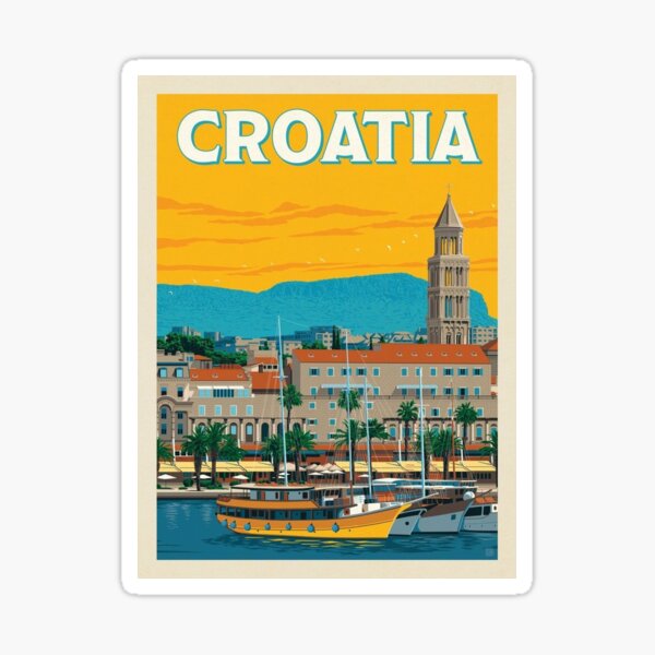 Croatia Stickers for Sale