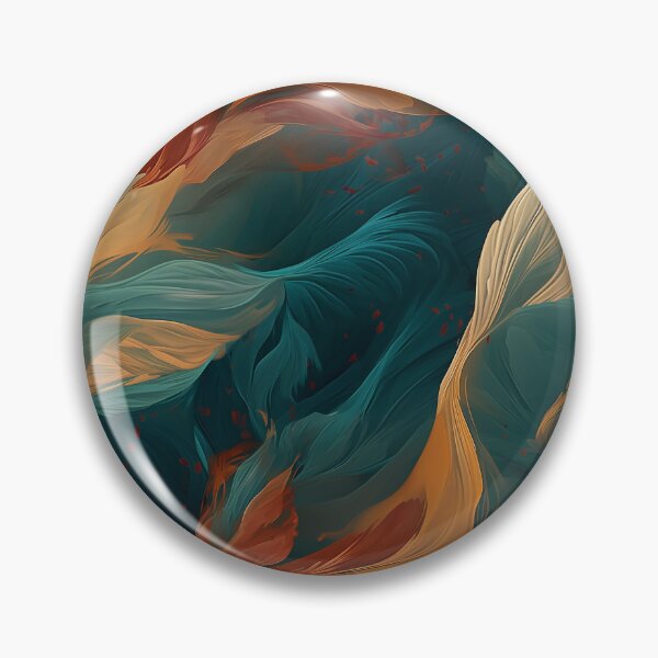 Item preview, Blue and teal abstract organic pattern designed and sold by DyliDaily.