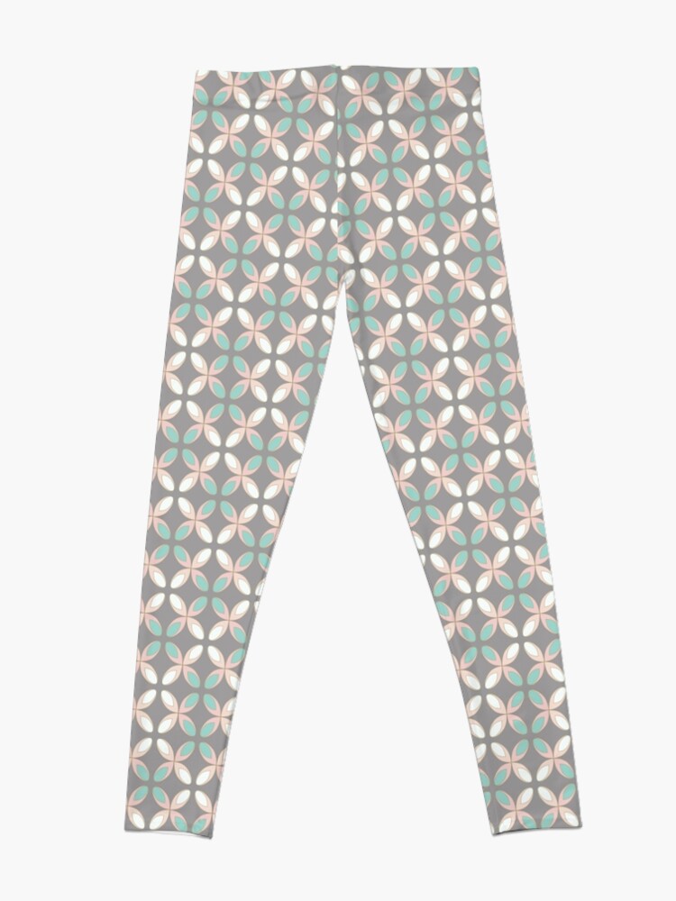 Alternate view of Floral Blush-Small Flower Leggings