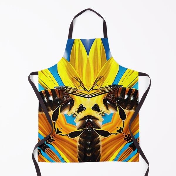 Item preview, *Funny Abstract Bee On A Sunflower Summer Blue Sky Painting* designed and sold by Ralek.