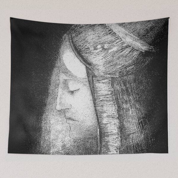 Item preview, Profile of Light (1886) by Odilon Redon designed and sold by BossyCatHome.