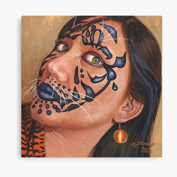 Alice of the Tigers Canvas Print
