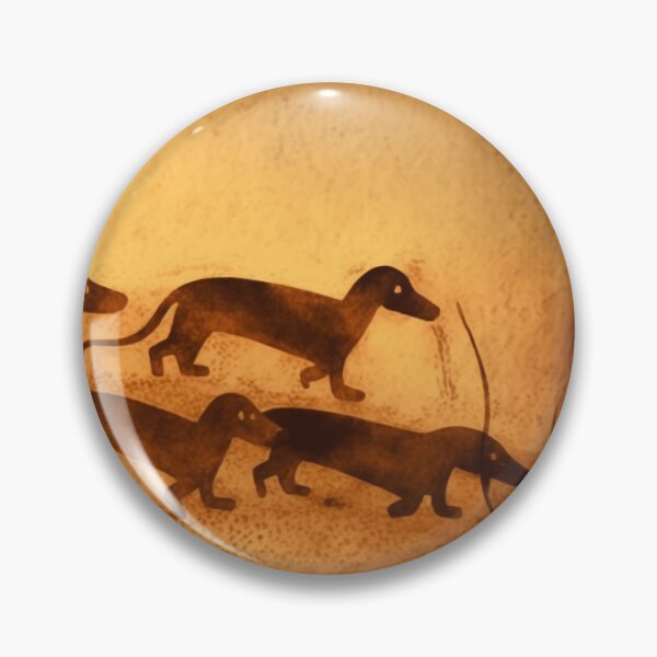 Item preview, Dachshund Pack Cave Art designed and sold by SilverFrog.