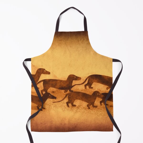 Item preview, Dachshund Pack Cave Art designed and sold by SilverFrog.