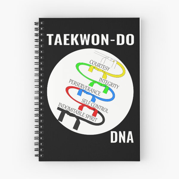 Item preview, Taekwon-Do tenets DNA designed and sold by CottagePop.