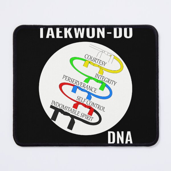 Item preview, Taekwon-Do tenets DNA designed and sold by CottagePop.