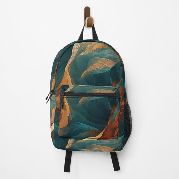Item preview, Blue and teal abstract organic pattern designed and sold by DyliDaily.