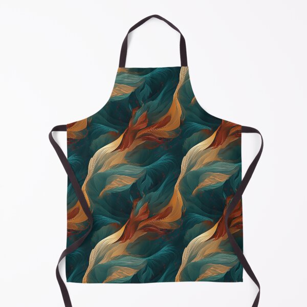 Item preview, Blue and teal abstract organic pattern designed and sold by DyliDaily.