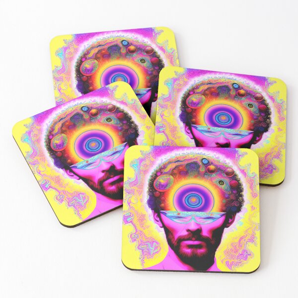 Item preview, Psychonaut VOL4 - Psychedelic / Trippy Man Portrait Art  designed and sold by Djaweedan777.