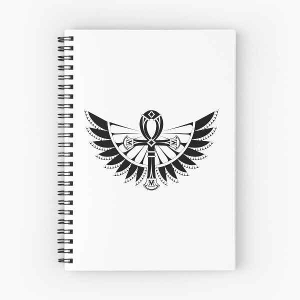 Item preview, Ankh with Wings ( Black ) designed and sold by Blackmoon9.
