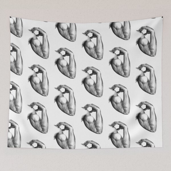 Item preview, Tense bicep illustration designed and sold by Asstronaut-pen.