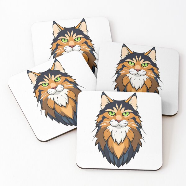 Item preview, Maine Coon Cats - Print stamp on demand v1.0! designed and sold by adredn86.