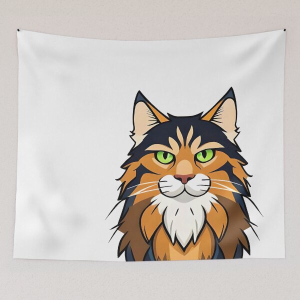 Item preview, Maine Coon Cats - Print stamp on demand v1.0! designed and sold by adredn86.