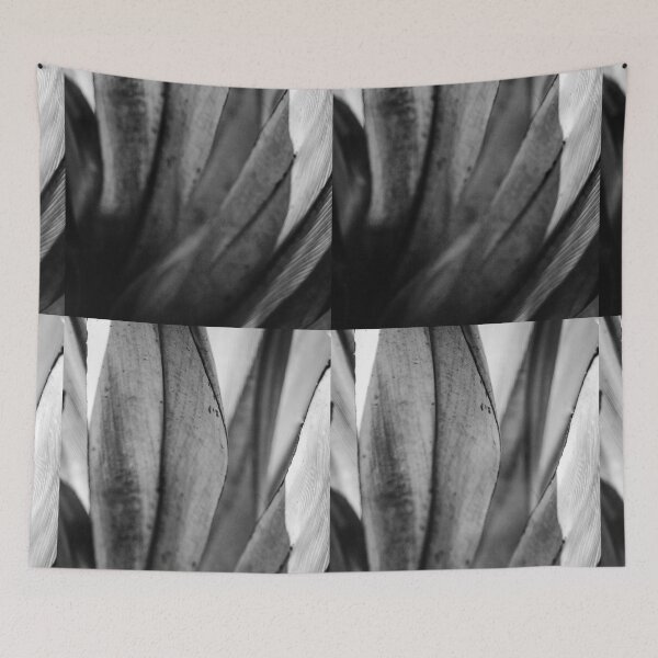 Item preview, Leaf Form Detail Late Summer Black and White Nature Beauty Vertical designed and sold by eddiebarronshop.