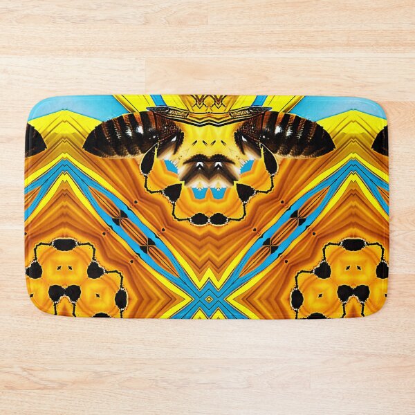 Item preview, *Funny Abstract Bee On A Sunflower Summer Blue Sky Painting* designed and sold by Ralek.