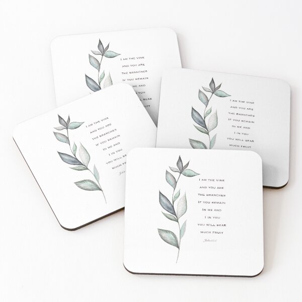 Item preview, I am the Vine John 15 scripture Bible verse designed and sold by Calligrapher66.