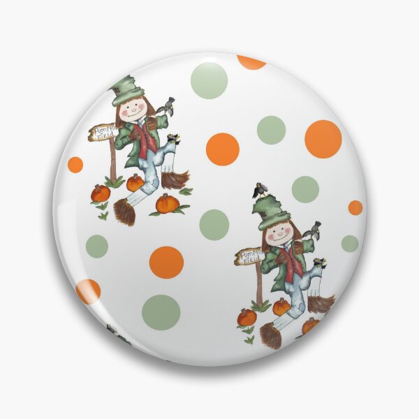 Item preview, Pumpkin patch scarecrow designed and sold by Rachel  Pegler Artworks.