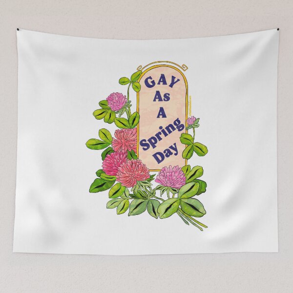 Item preview, Gay As A Spring Day designed and sold by fabfeminist.