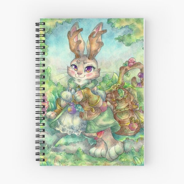 Aperçu de l'œuvre Druide lièvre Jackalope créée et vendue par Monniponi.