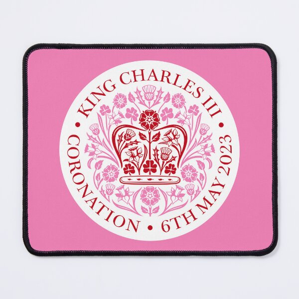 Item preview, King Charles III The Coronation Emblem 2023 Red designed and sold by ArtCounts.