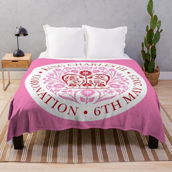 Item preview, King Charles III The Coronation Emblem 2023 Red designed and sold by ArtCounts.