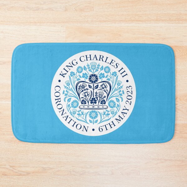Item preview, King Charles III The Coronation Emblem 2023 Blue designed and sold by ArtCounts.