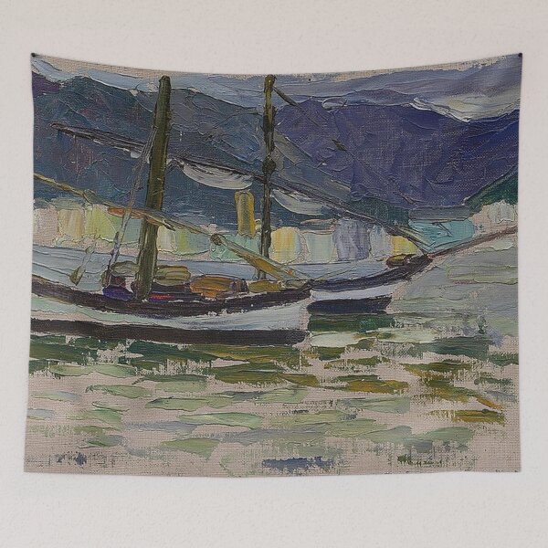 Item preview, Wassily Kandinsky -Fishing Boats designed and sold by tomorrowsart.