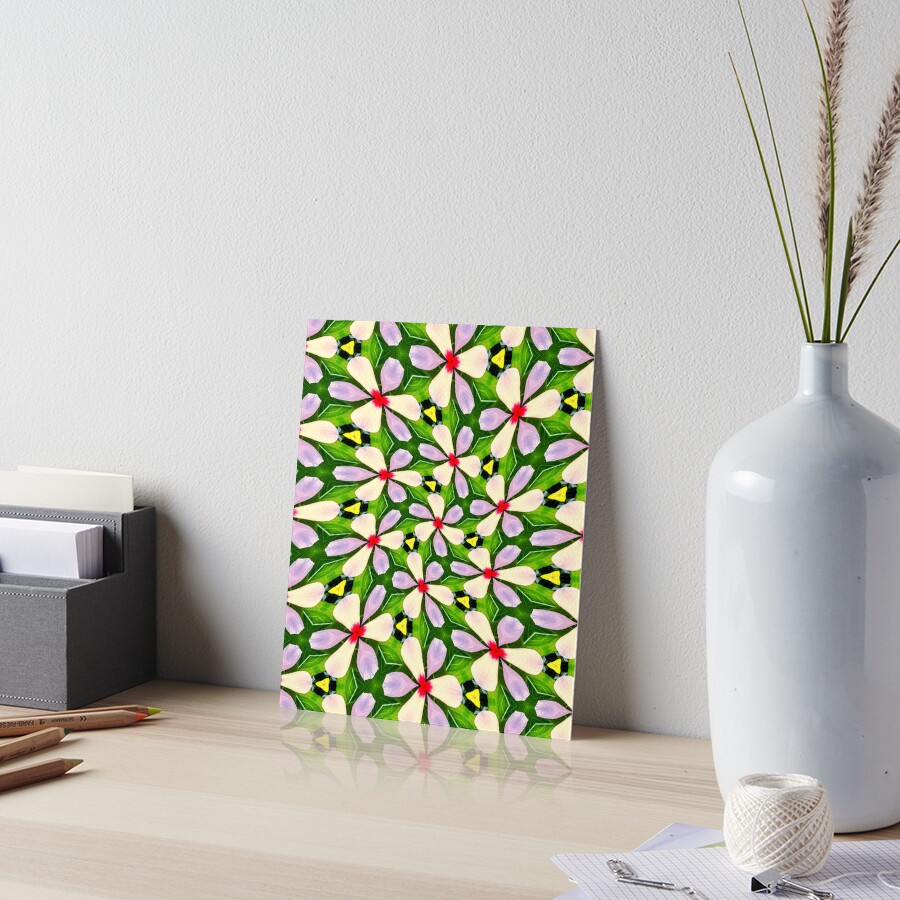 Item preview, Art Board Print designed and sold by Patternflower.