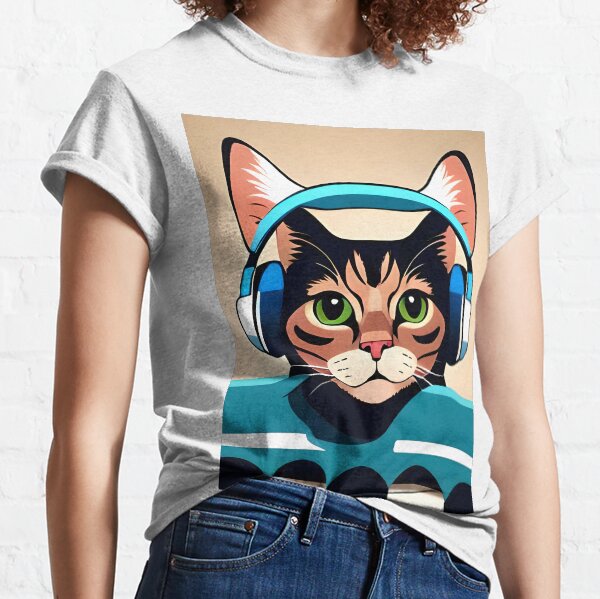 Dj Cat T Shirts for Sale Redbubble